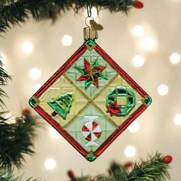 Old World Christmas - Christmas Quilt Ornament