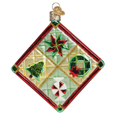 Old World Christmas - Christmas Quilt Ornament