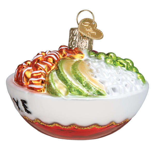 Old World Christmas Poke Bowl Ornament    