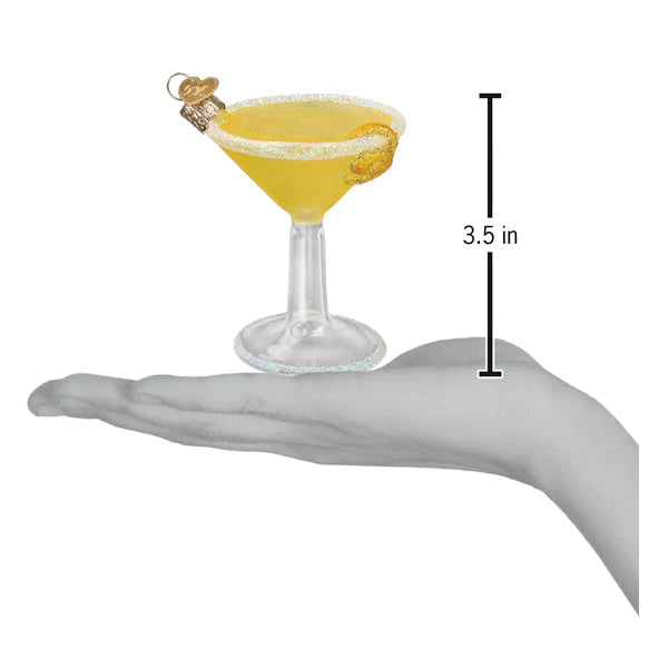 Old World Christmas Lemon Drop Martini Ornament