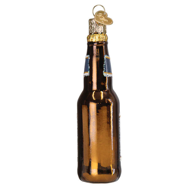 Old World Christmas Blue Moon Bottle Ornament