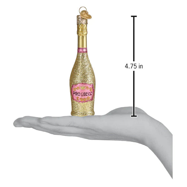 Old World Christmas Prosecco Bottle