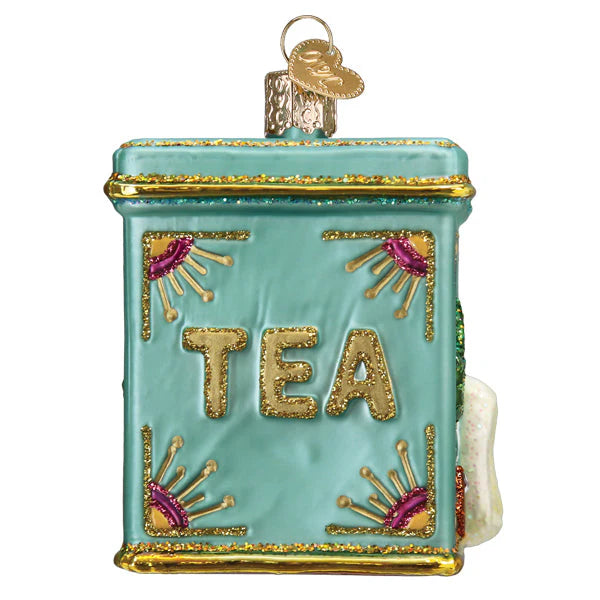 Old World Christmas Tea Tin Ornament