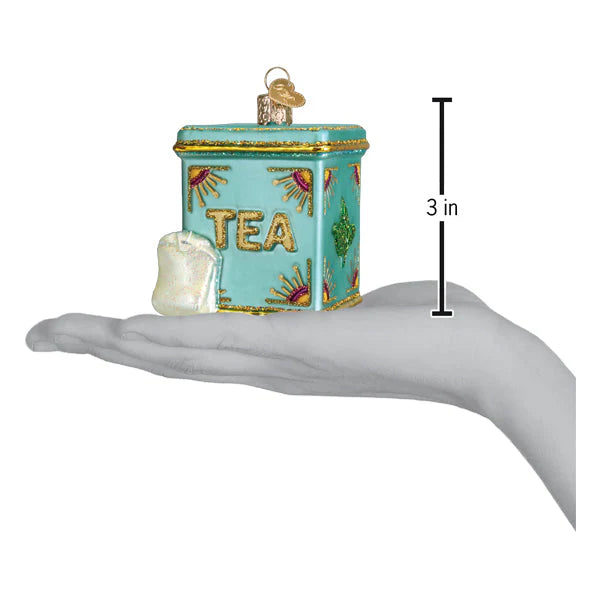 Old World Christmas Tea Tin Ornament