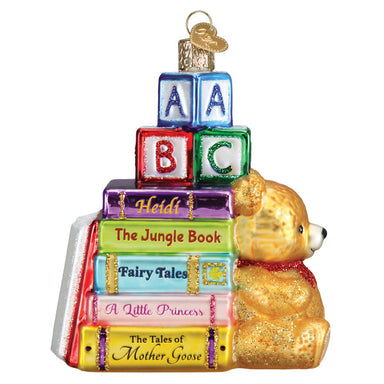 OWC Old World Christmas Favorite Children's Books Ornament