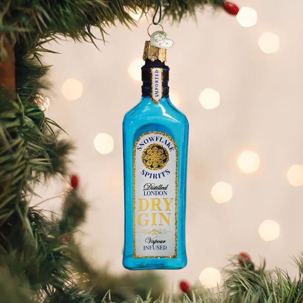 Old World Christmas Gin Bottle Ornament