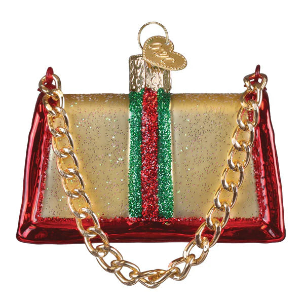 Old World Christmas Fashion Purse Ornament