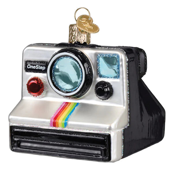 Old World Christmas Polaroid One Step Camera Ornament
