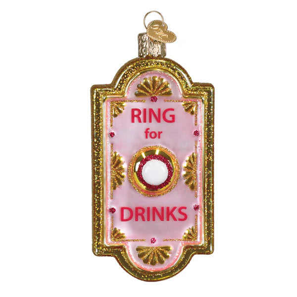 Old World Christmas Ring For Drinks Doorbell Ornament