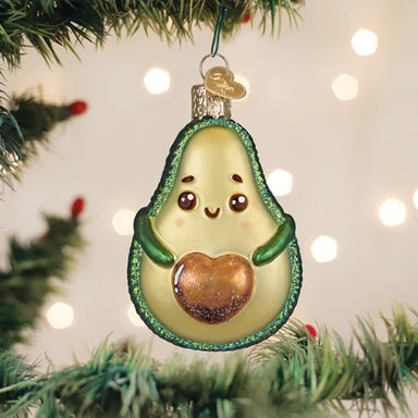 Old World Christmas Happy Avocado Ornament