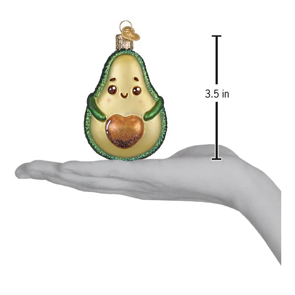 Old World Christmas Happy Avocado Ornament