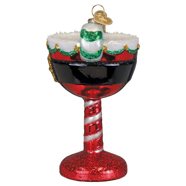 Old World Christmas Santa Cocktail Ornament