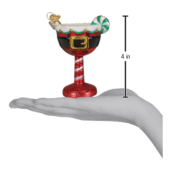 Old World Christmas Santa Cocktail Ornament