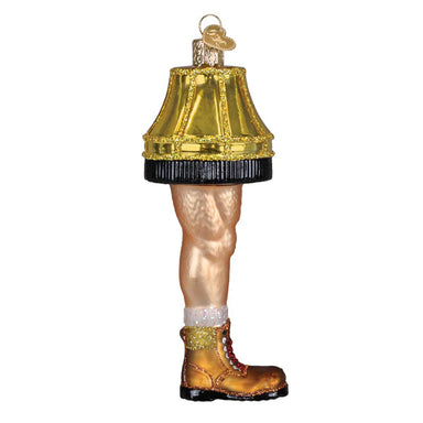 Old World Christmas Man Leg Lamp Ornament