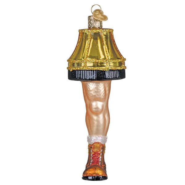Old World Christmas Man Leg Lamp Ornament
