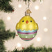 Old World Christmas Chick In Easter Egg Ornament