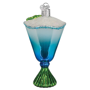 Old World Christmas Blue Glacier Cocktail Ornament