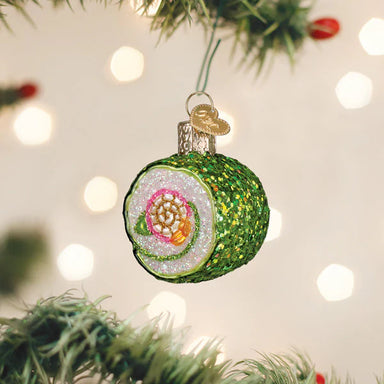 Old World Christmas Shimmering Sushi Roll Ornament