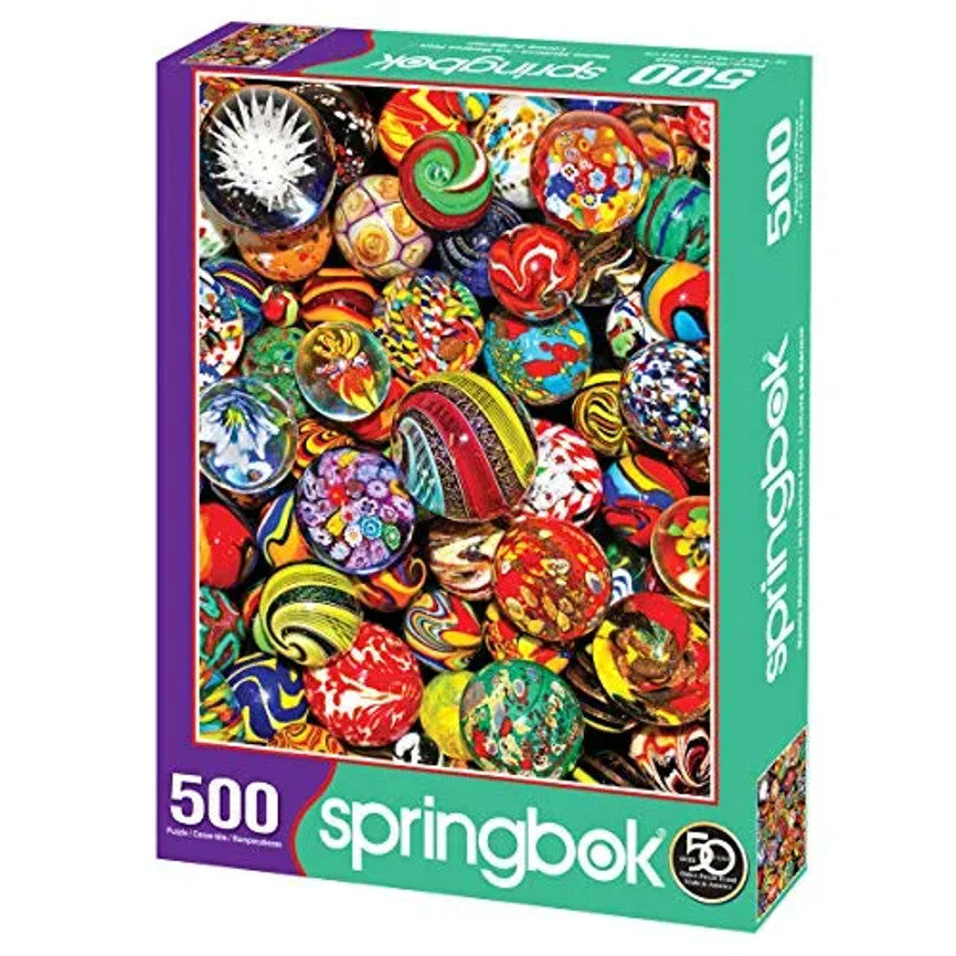 Marble Madness 500 Piece Puzzle