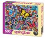 Butterfly Frenzy 500 Piece Puzzle