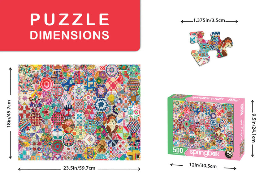 Crazy Quilts 500 Piece Puzzle