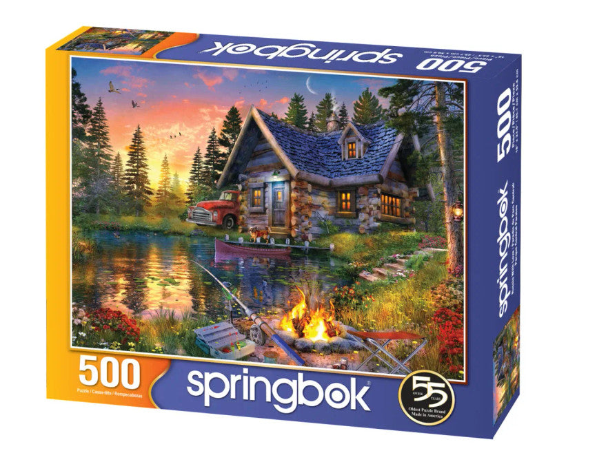 Sun Kissed Cabin 500 piece puzzle