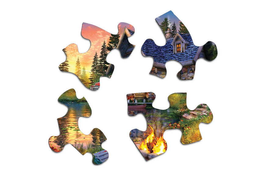 Sun Kissed Cabin 500 piece puzzle