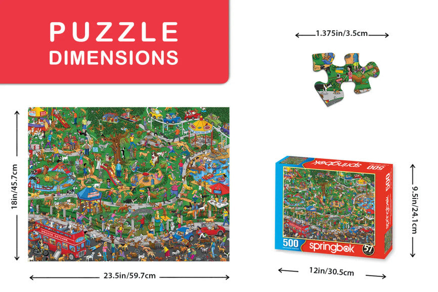 The Dog Park 500 Piece Puzzle