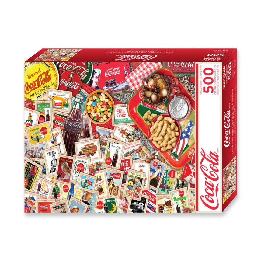 Coca-Cola Collectors Table 500 Piece Puzzle