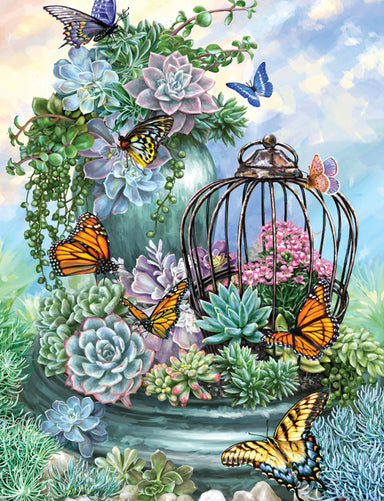 Butterfly Bliss 500 Piece Puzzle