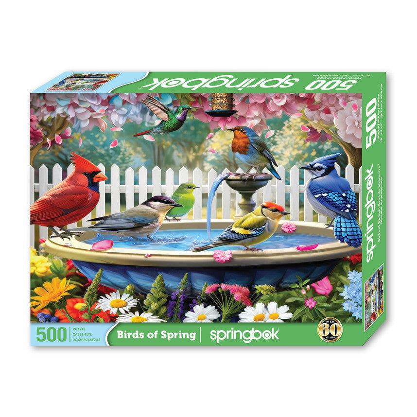 Birds of Spring 500 Piece Puzzle