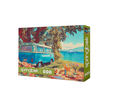 Lake Day Picnic 500 Piece Puzzle