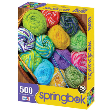 Colorful Yarn 500 Piece Puzzle