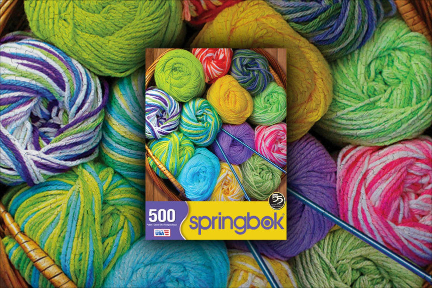 Colorful Yarn 500 Piece Puzzle