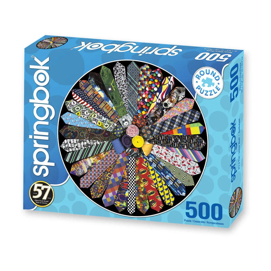 It's A Tie! 500 Piece Round Puzzle