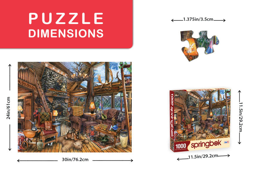 The Hunting Lodge 1000 Piece Puzzle