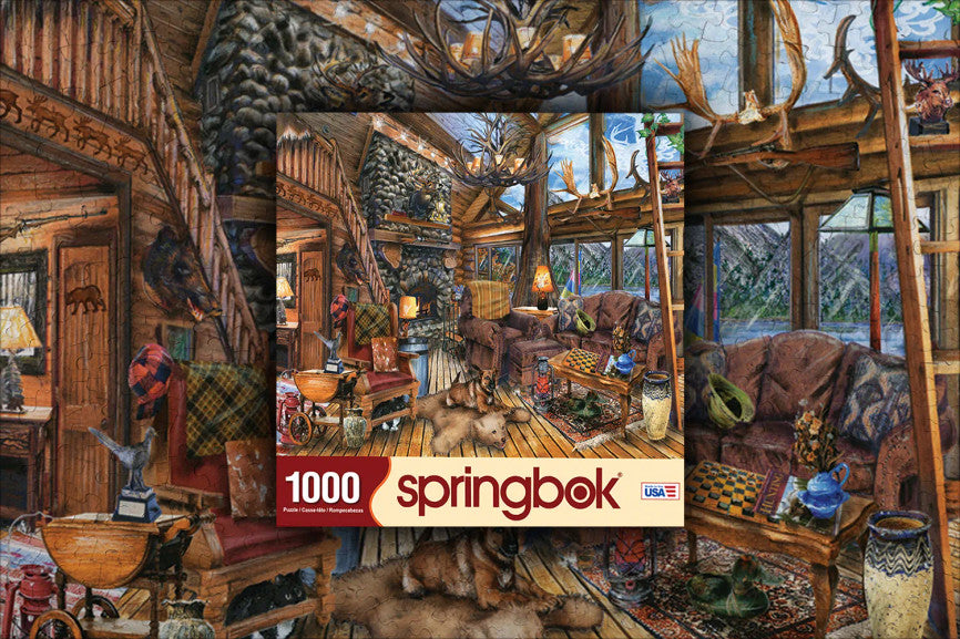 The Hunting Lodge 1000 Piece Puzzle