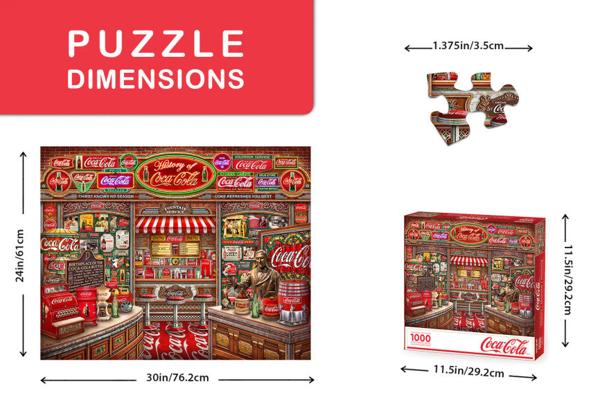 Coca-Cola History 1000 Piece Puzzle