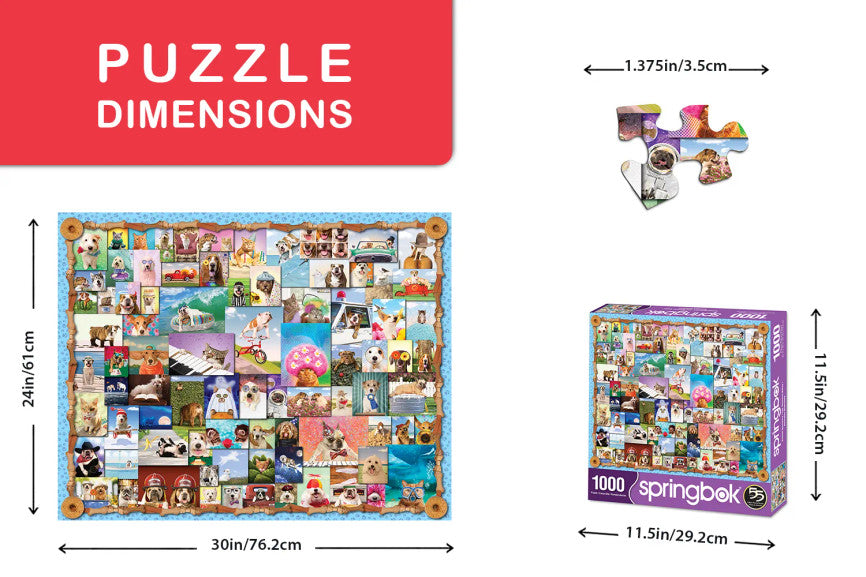 Animal Quackers 1000 Piece Puzzle