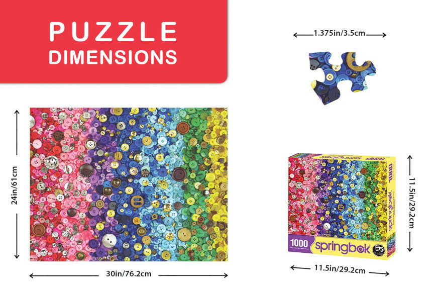 Bunches of Buttons 1000 Piece Puzzle