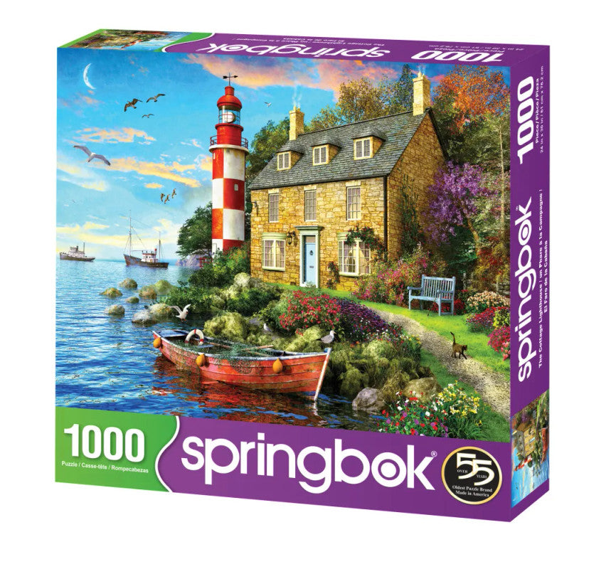 The Cottage Lighthouse 1000 Piece Puzzle