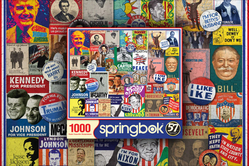Poster Politics 1000 Piece Puzzle