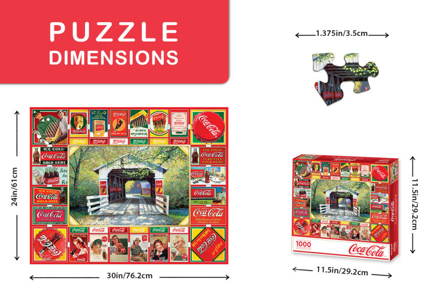 Coca-Cola Gameboard 1000 Piece Puzzle