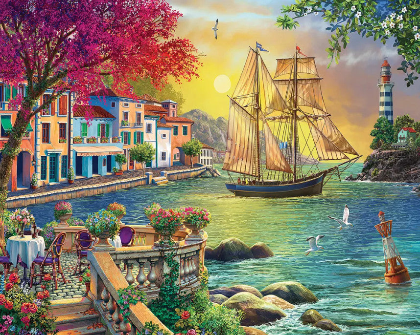 Oceanside Sunset 1000 Piece Puzzle