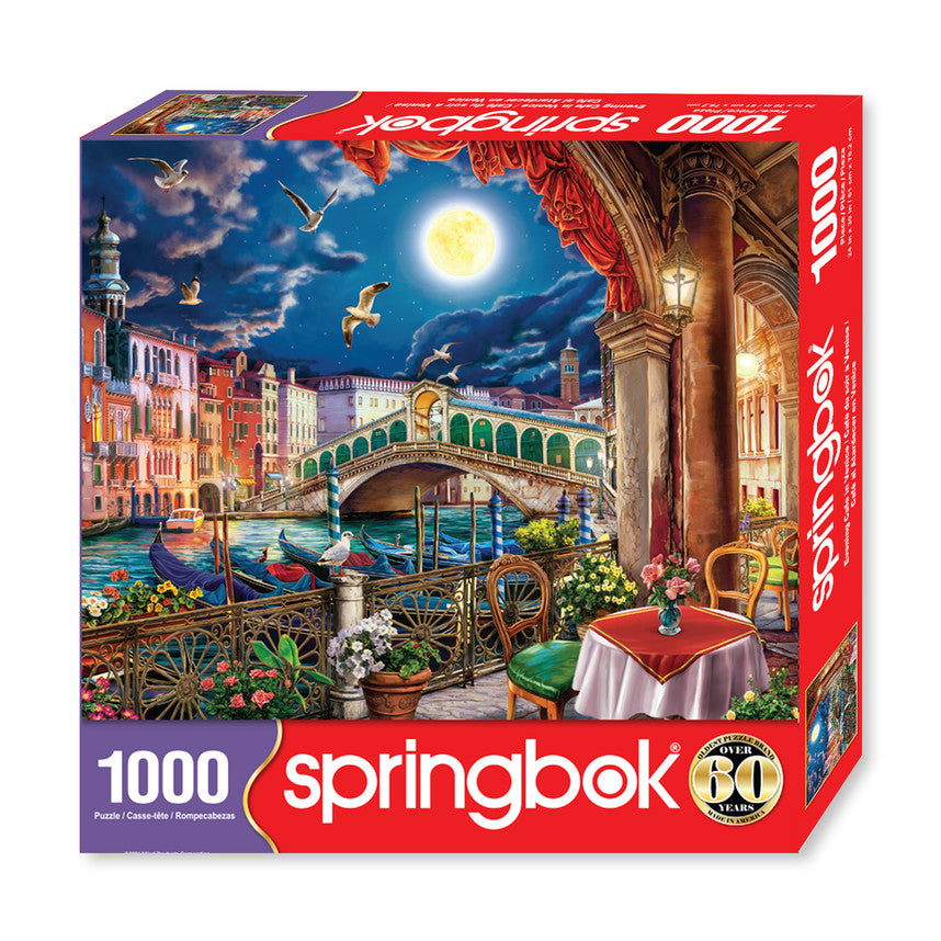Evening Cafe In Venice 1000 Piece Puzzle