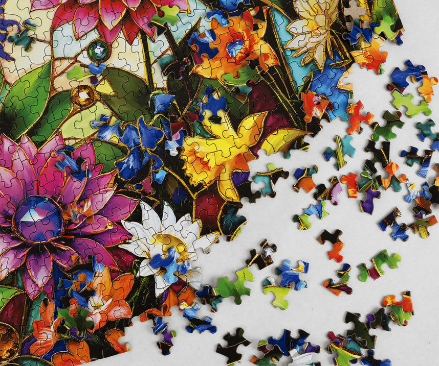 Summer Flower Garden 1000 Piece Puzzle