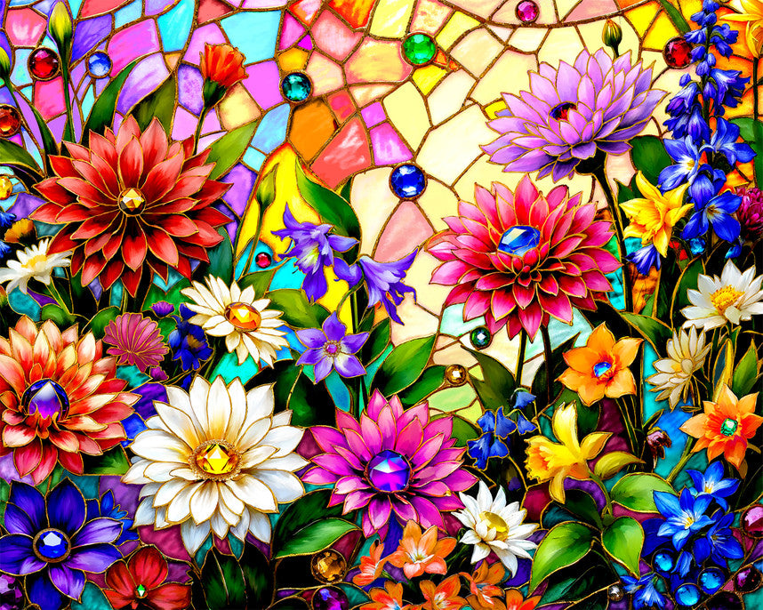Summer Flower Garden 1000 Piece Puzzle