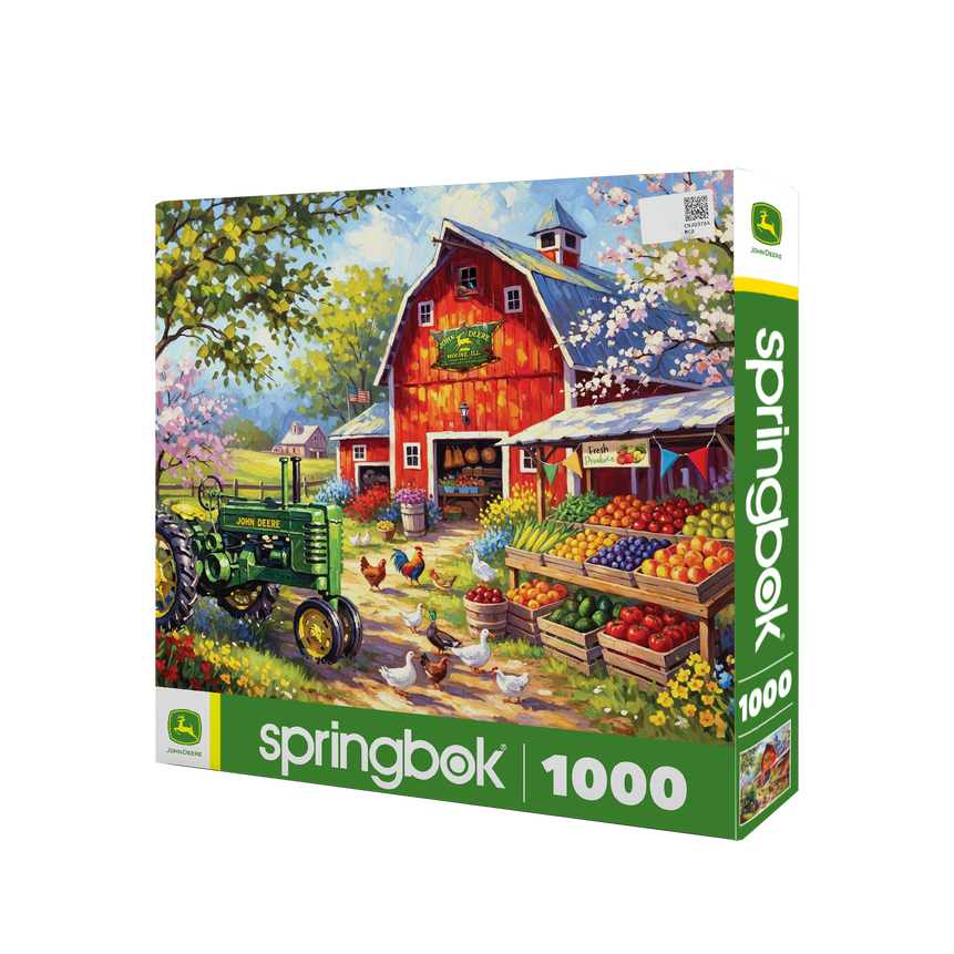 John Deere Spring Farmers Market 1000 Piece Puzzle