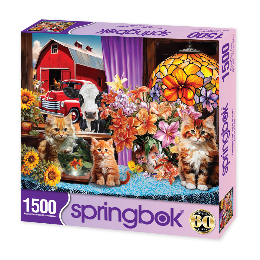 Farmhouse View 1500 Piece Puzzle
