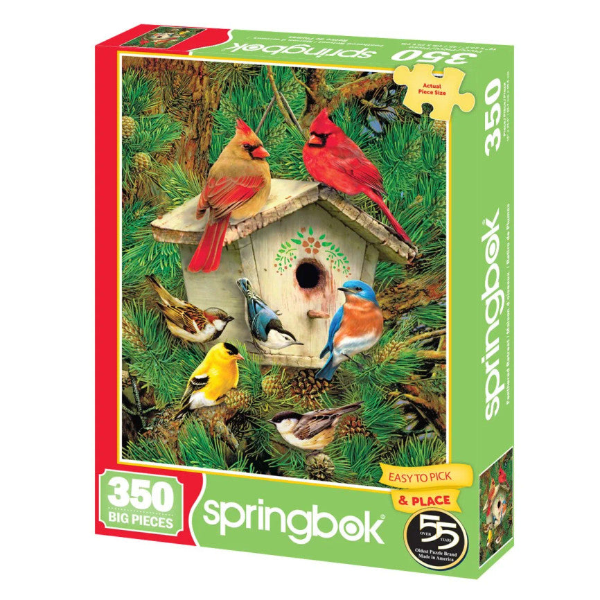 Feathered Retreat 350 Piece Large Format Puzzle